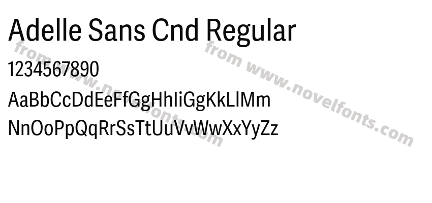 Adelle Sans Cnd RegularPreview