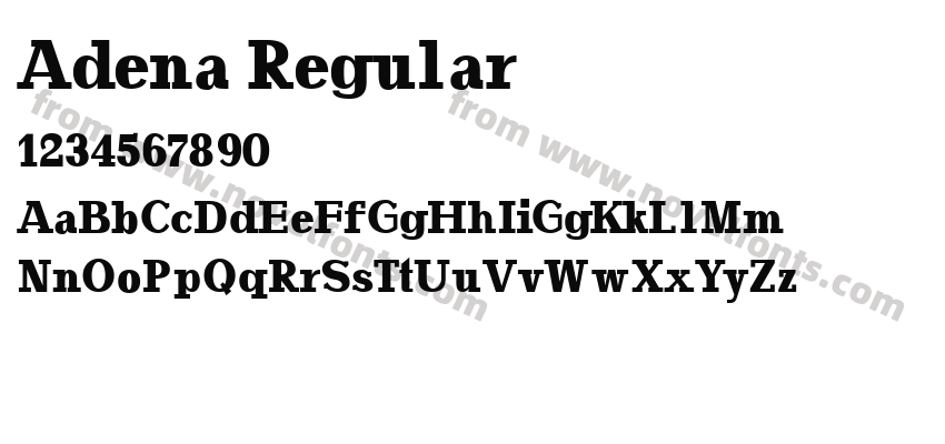Adena RegularPreview