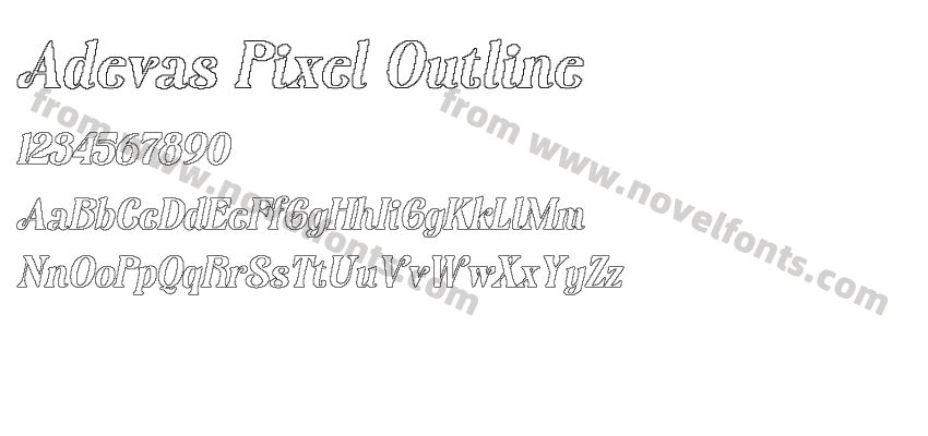 Adevas Pixel OutlinePreview