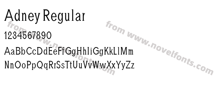 Adney RegularPreview