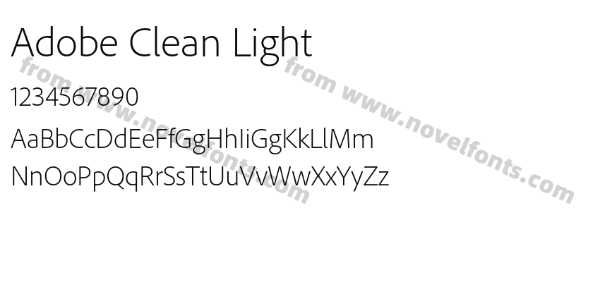 Adobe Clean LightPreview
