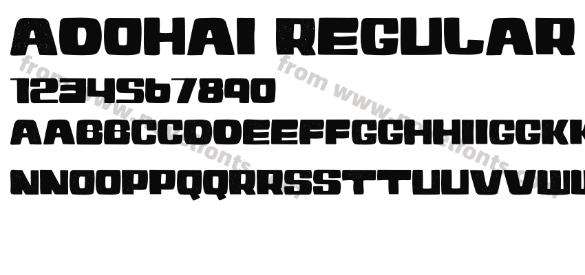 Adohai RegularPreview