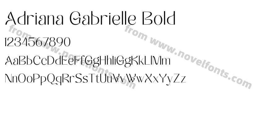 Adriana Gabrielle BoldPreview