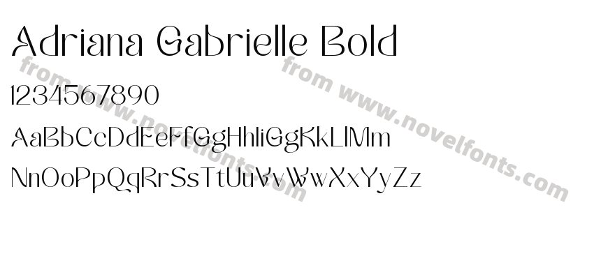 Adriana Gabrielle BoldPreview