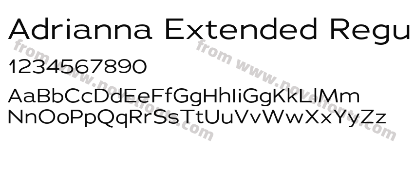 Adrianna Extended RegularPreview