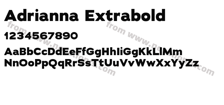 Adrianna ExtraboldPreview