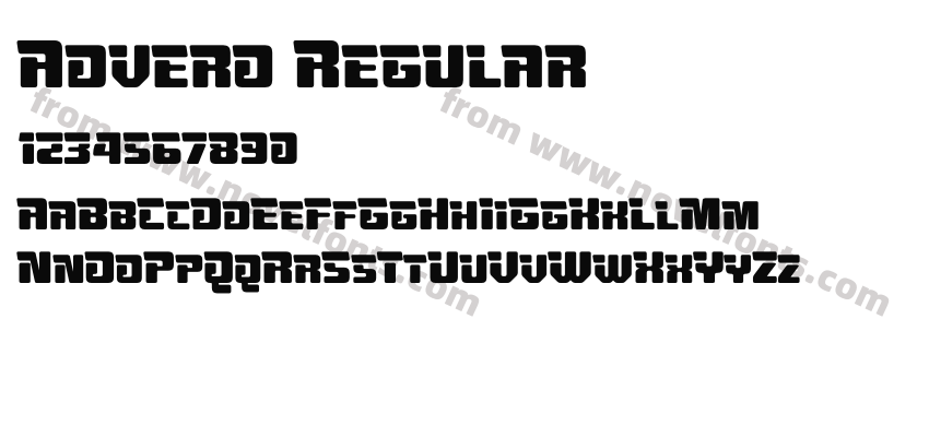 Advero RegularPreview