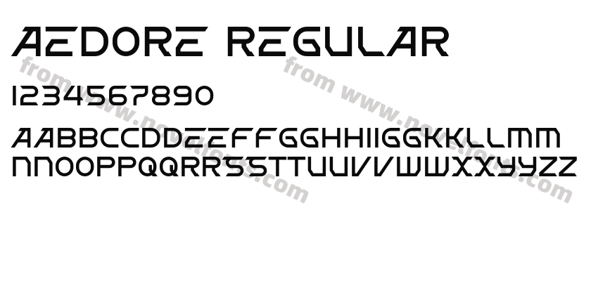 Aedore RegularPreview