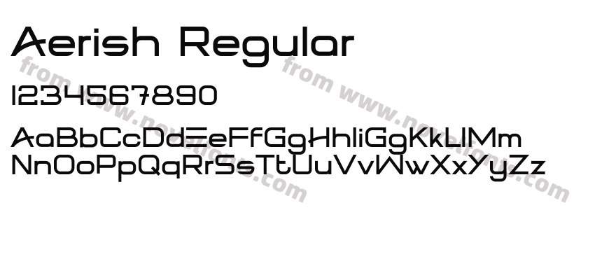 Aerish RegularPreview