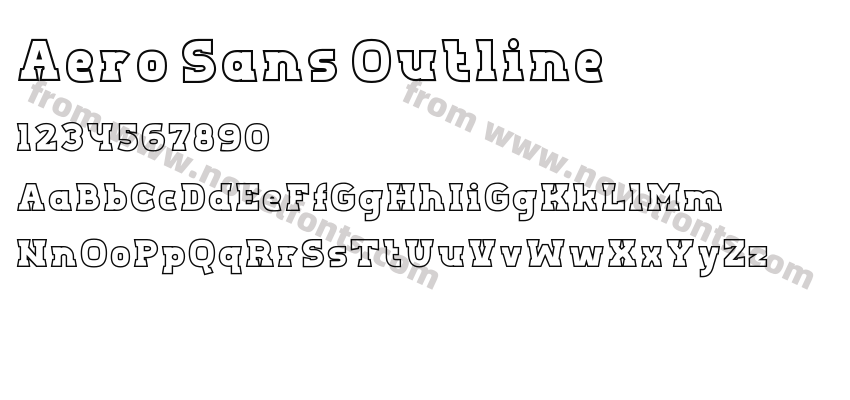 Aero Sans OutlinePreview