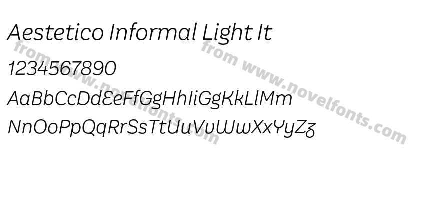 Aestetico Informal Light ItPreview