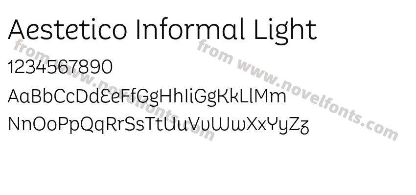 Aestetico Informal LightPreview