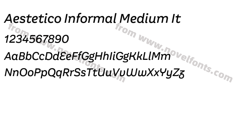 Aestetico Informal Medium ItPreview
