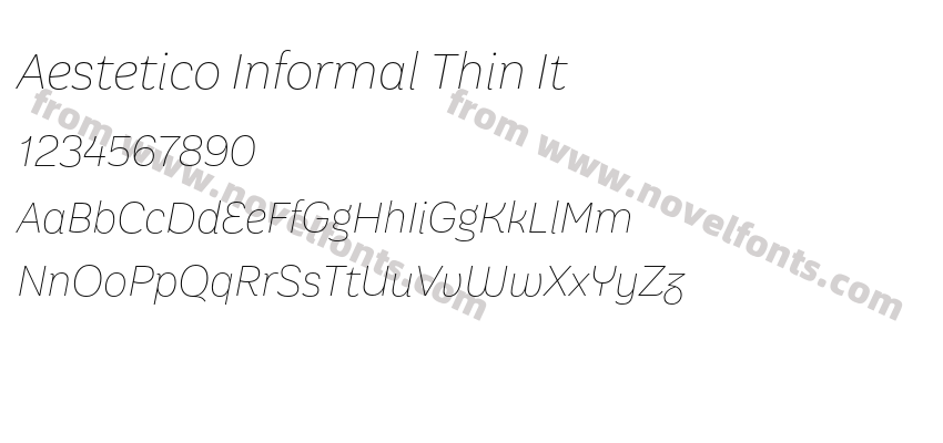 Aestetico Informal Thin ItPreview