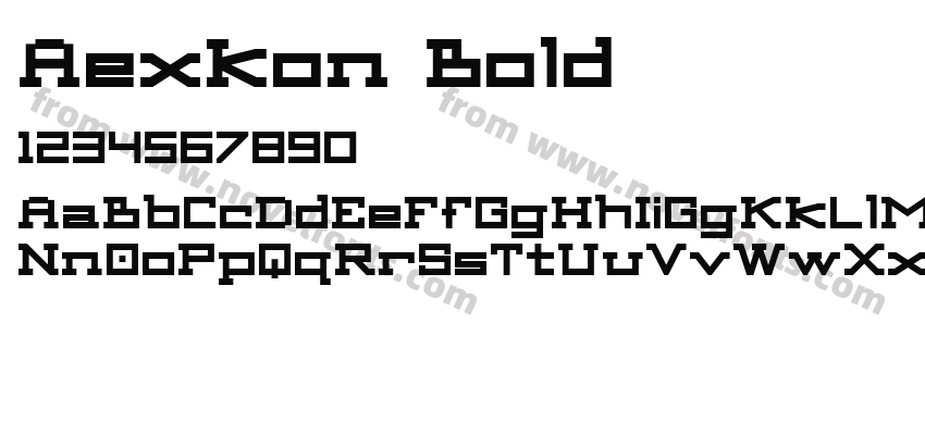Aexkon BoldPreview