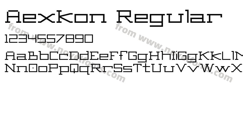 Aexkon RegularPreview