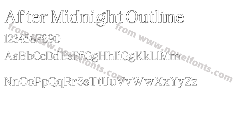 After Midnight OutlinePreview