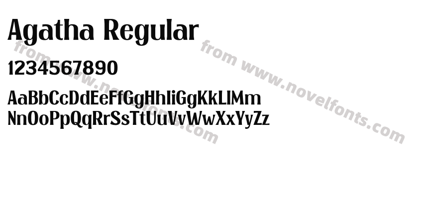 Agatha RegularPreview