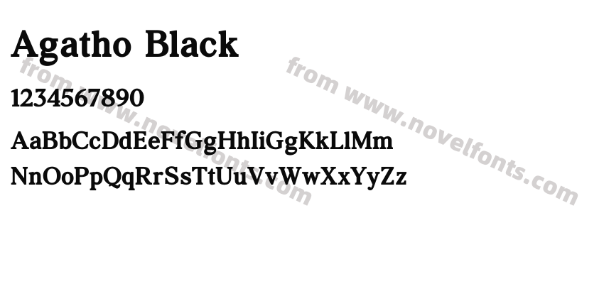 Agatho BlackPreview