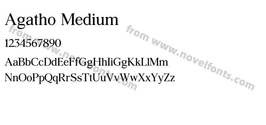 Agatho MediumPreview