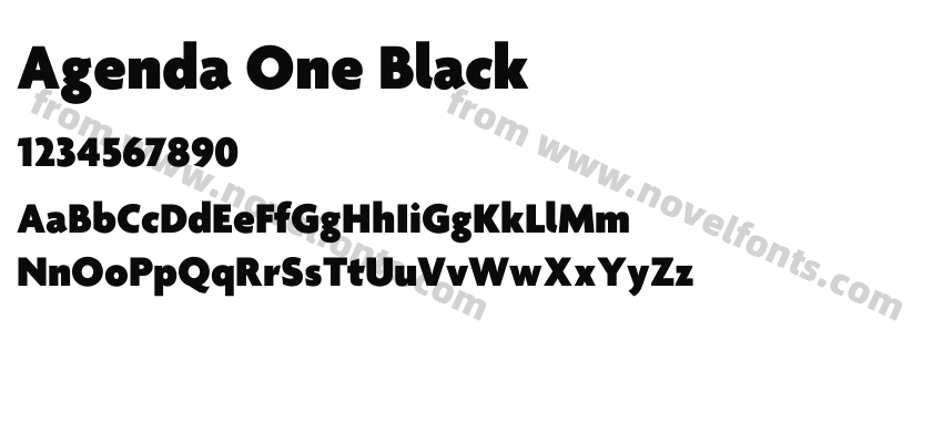 Agenda One BlackPreview