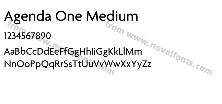 Agenda One MediumPreview