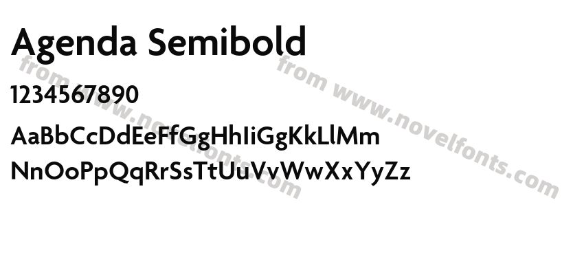 Agenda SemiboldPreview