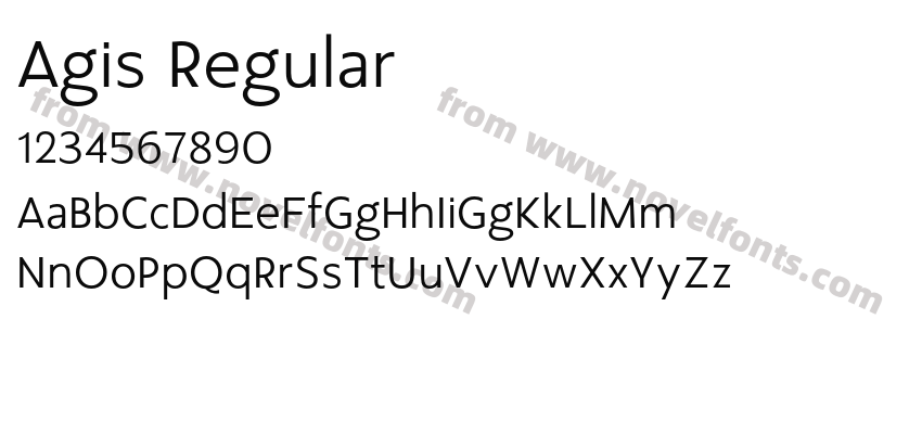 Agis RegularPreview