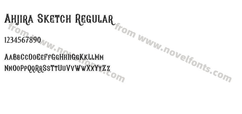 Ahjira Sketch RegularPreview