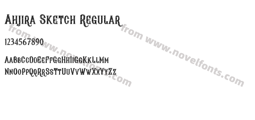 Ahjira Sketch RegularPreview