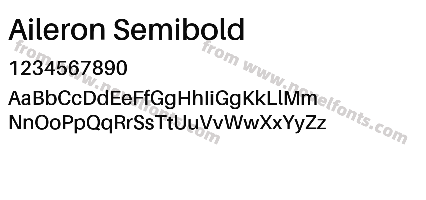 Aileron SemiboldPreview