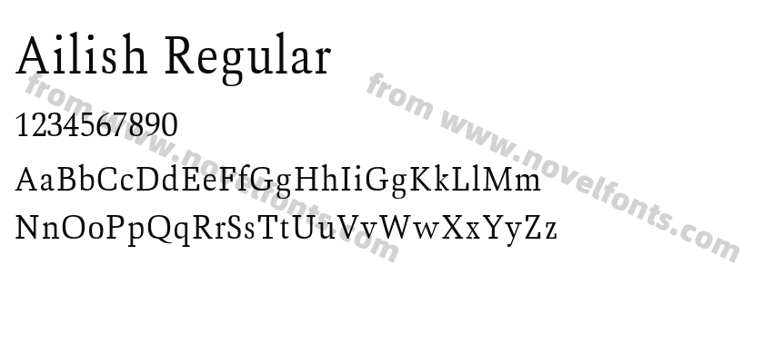 Ailish RegularPreview