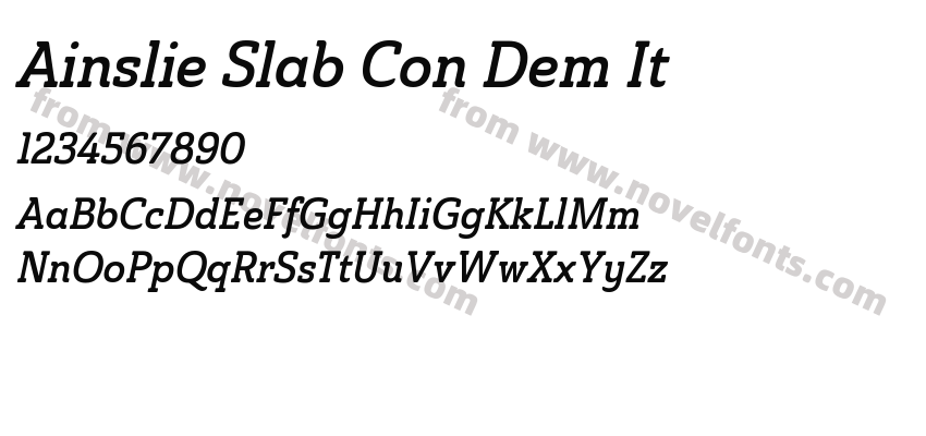 Ainslie Slab Con Dem ItPreview