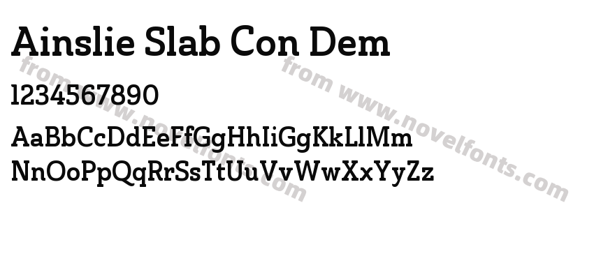 Ainslie Slab Con DemPreview