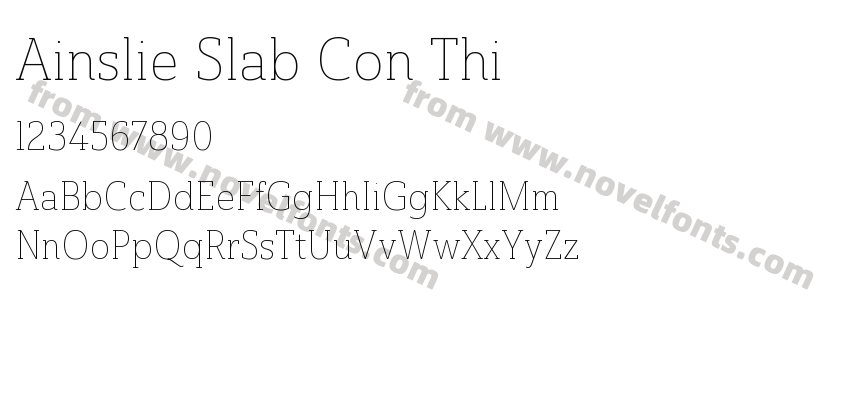 Ainslie Slab Con ThiPreview