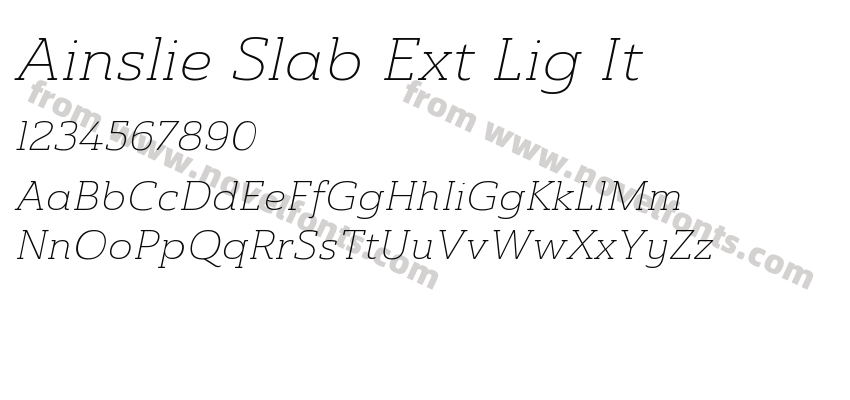 Ainslie Slab Ext Lig ItPreview