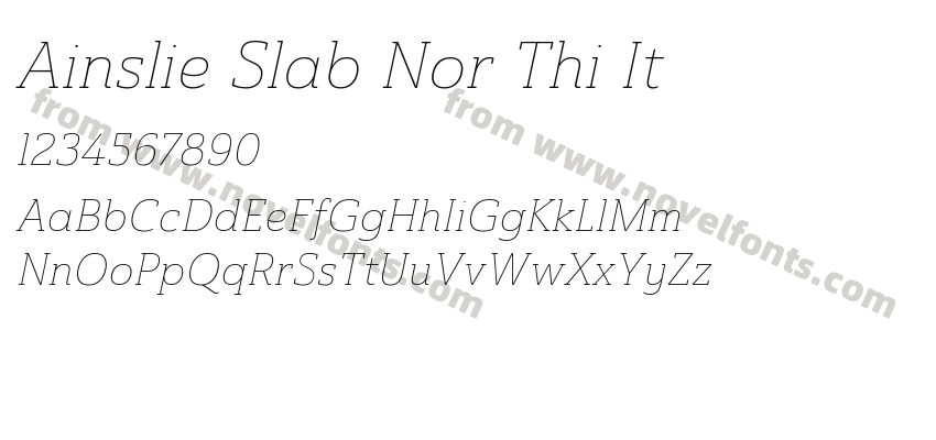 Ainslie Slab Nor Thi ItPreview