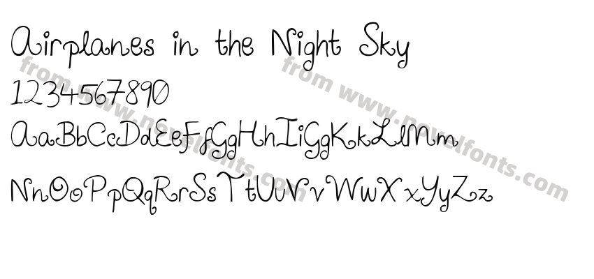 Airplanes in the Night SkyPreview