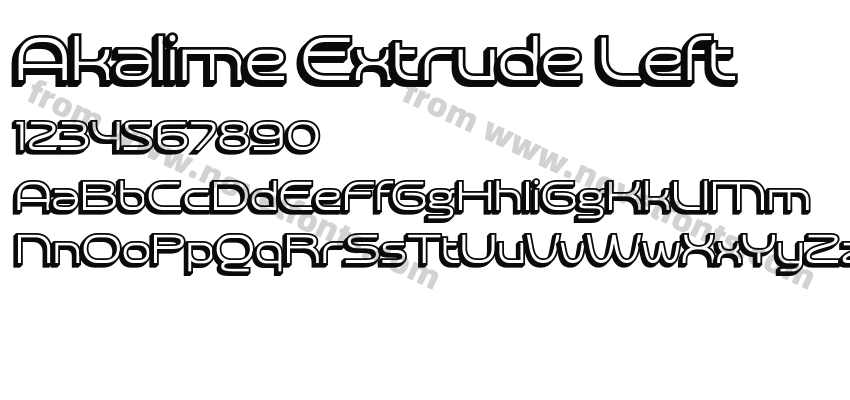 Akalime Extrude LeftPreview