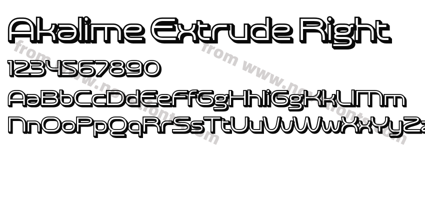 Akalime Extrude RightPreview