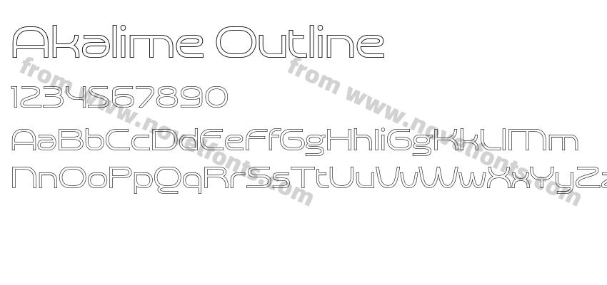 Akalime OutlinePreview
