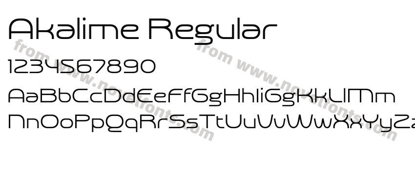 Akalime RegularPreview