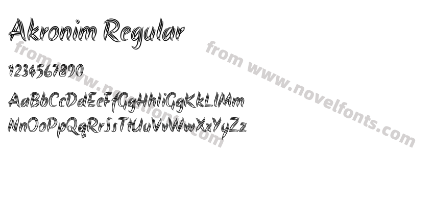 Akronim RegularPreview