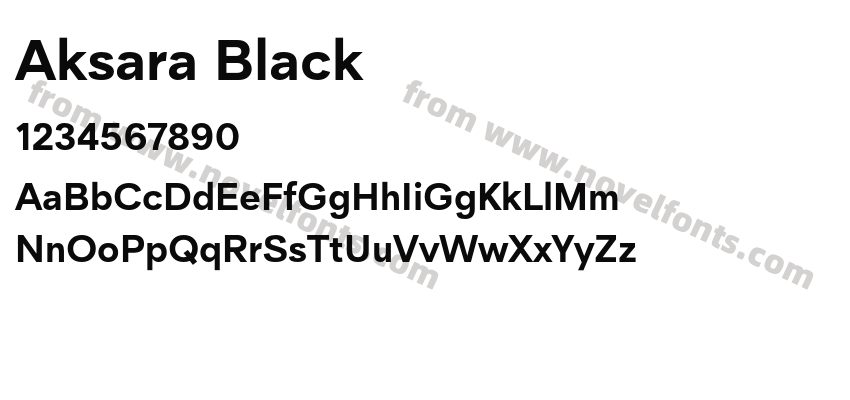 Aksara BlackPreview