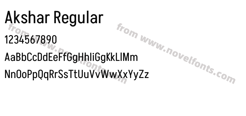 Akshar RegularPreview