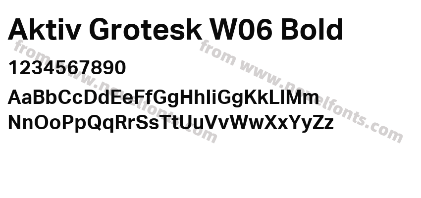 Aktiv Grotesk W06 BoldPreview