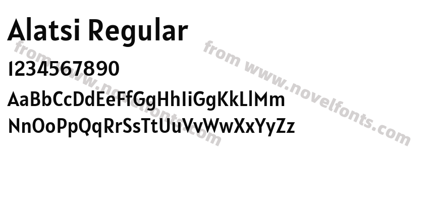 Alatsi RegularPreview