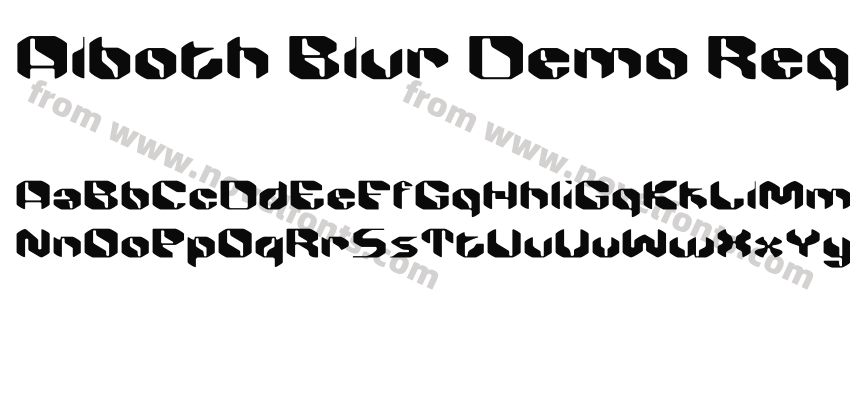 Alboth Blur Demo RegularPreview