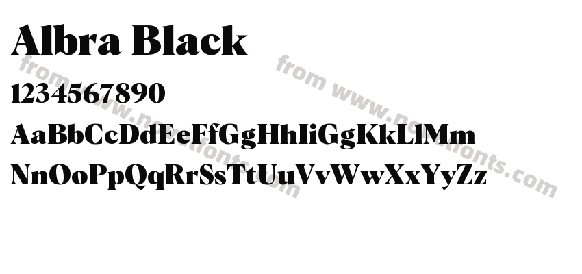 Albra BlackPreview