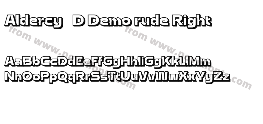 Aldercy 3D Demo rude RightPreview